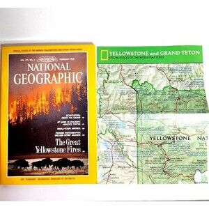 National Geographic The Great Yellowstone Fires February 1989 Vol 175 No 2